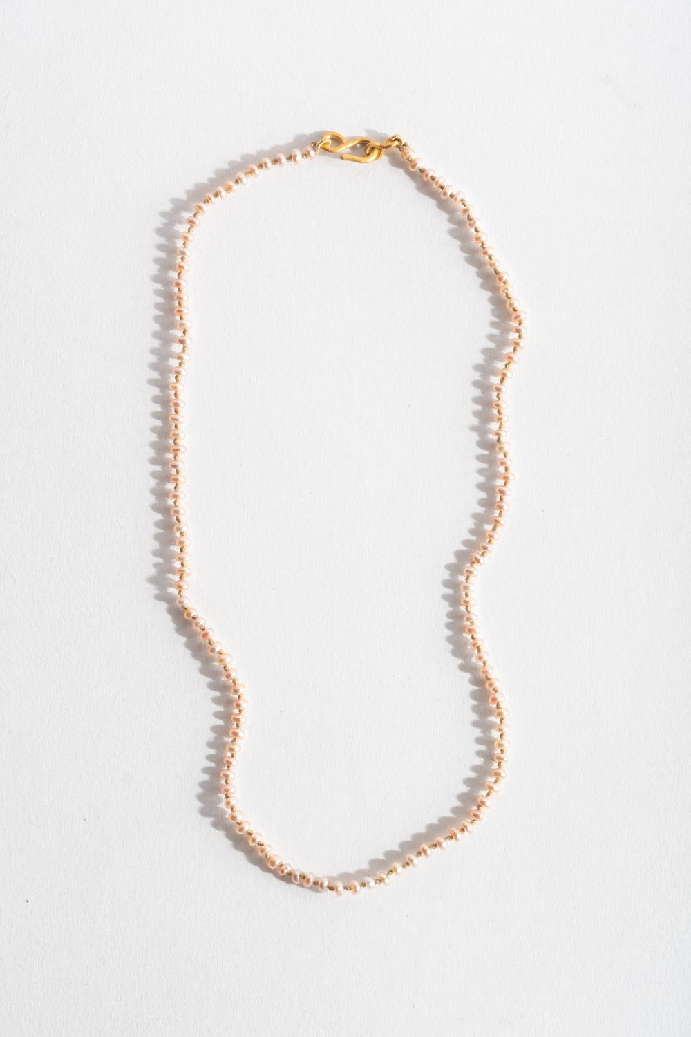 22K + Peach Pearl Strand