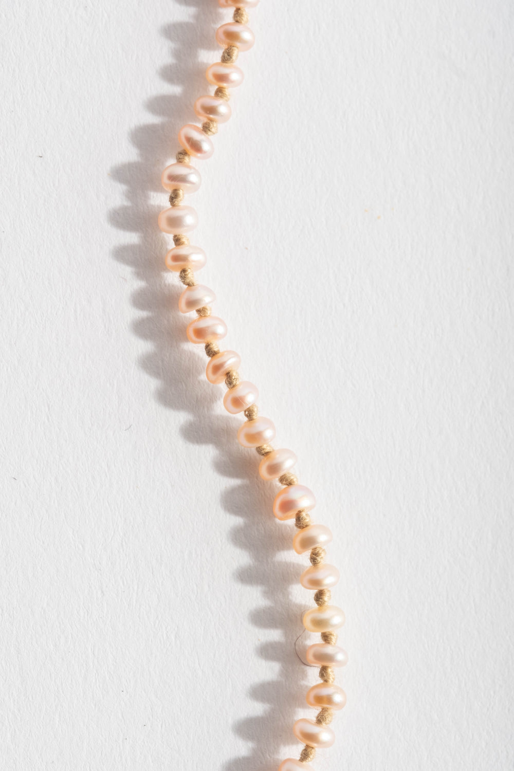 22K + Peach Pearl Strand