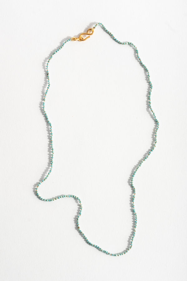 22K + Tiny Turquoise Strand