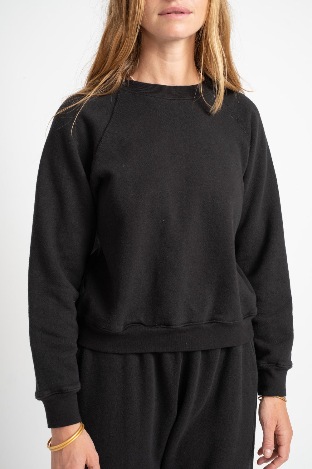 The Women's Crewneck Sweatshirt in Black