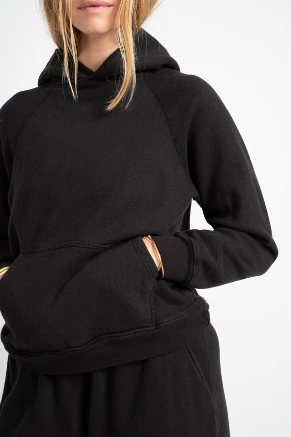 The Women's Hooded Sweatshirt in Black