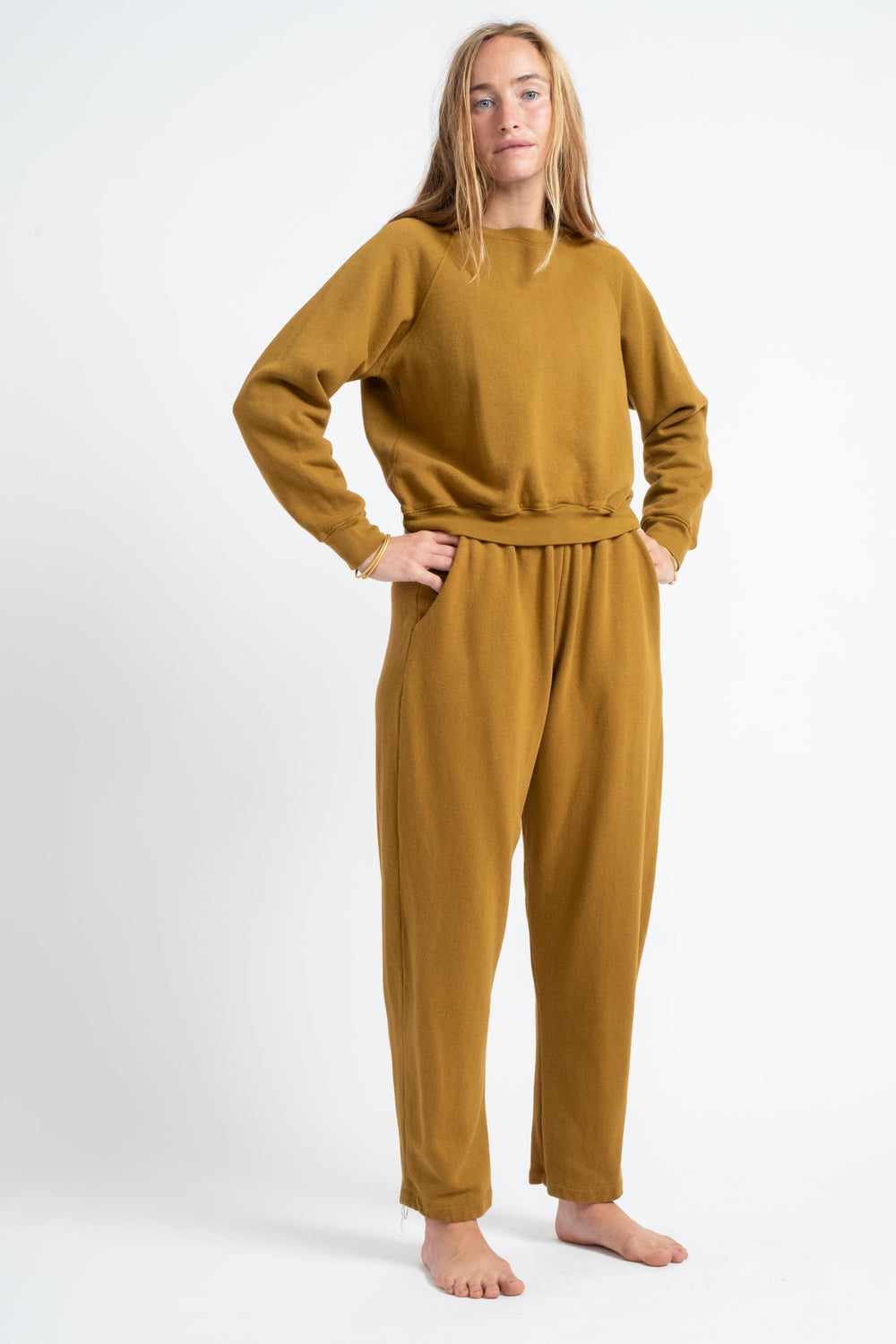 The New Sweatpant in Mustard