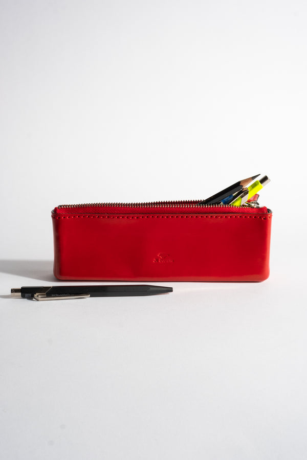Pencil Pouch in Formula One Red