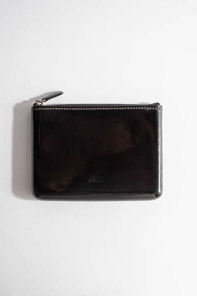 Zipped Document Holder in Black