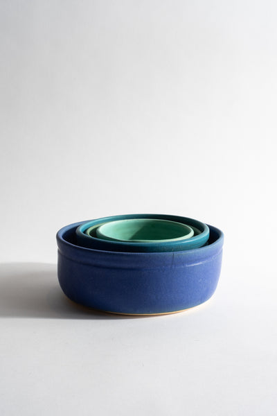 4-Bowl Set in Blue