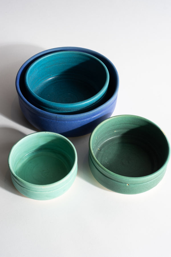4-Bowl Set in Blue