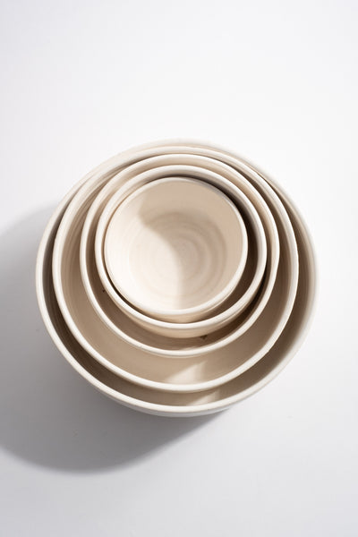 5-Bowl Set In White