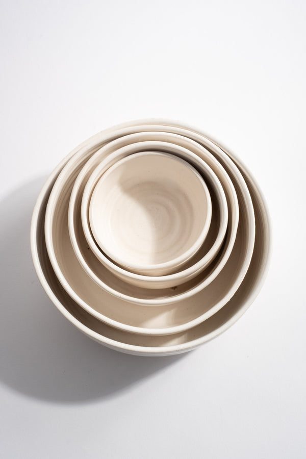 5-Bowl Set In White