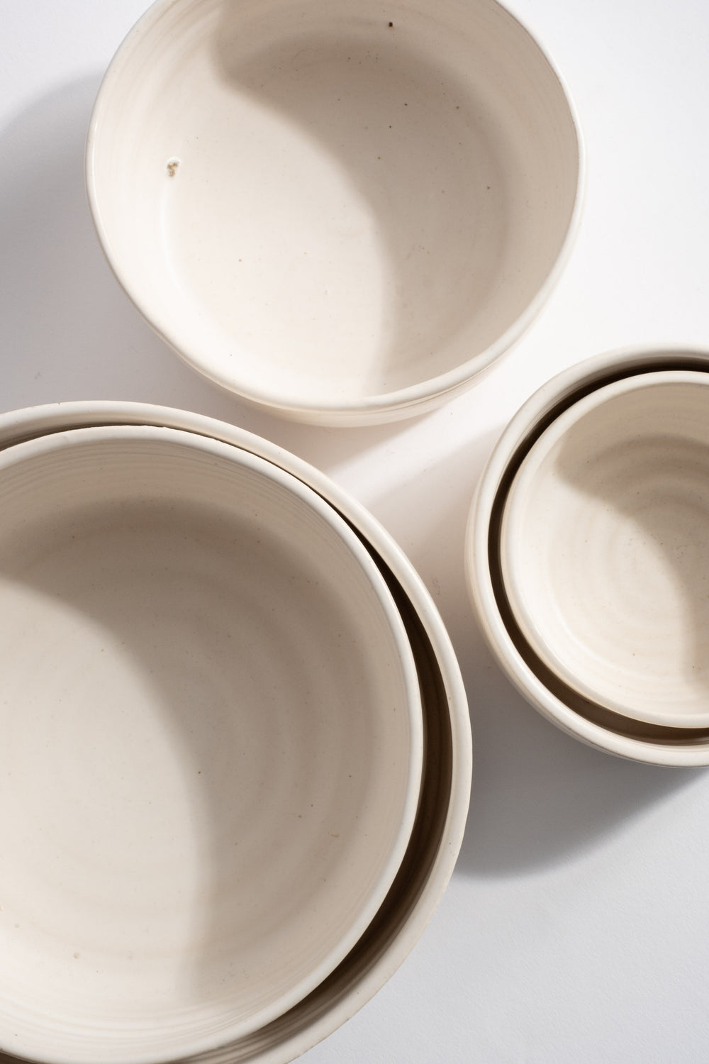 5-Bowl Set In White