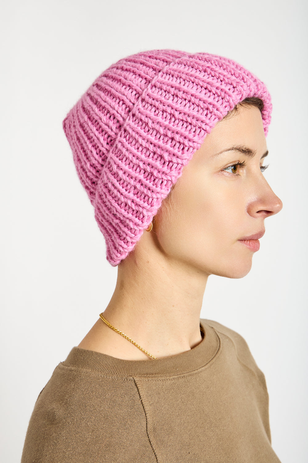 Baby Alpaca Beanie in Blosson