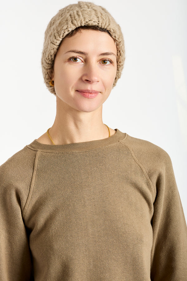 Cashmere Beanie in Clay