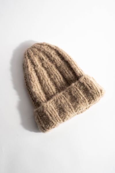 Cashmere Beanie in Clay