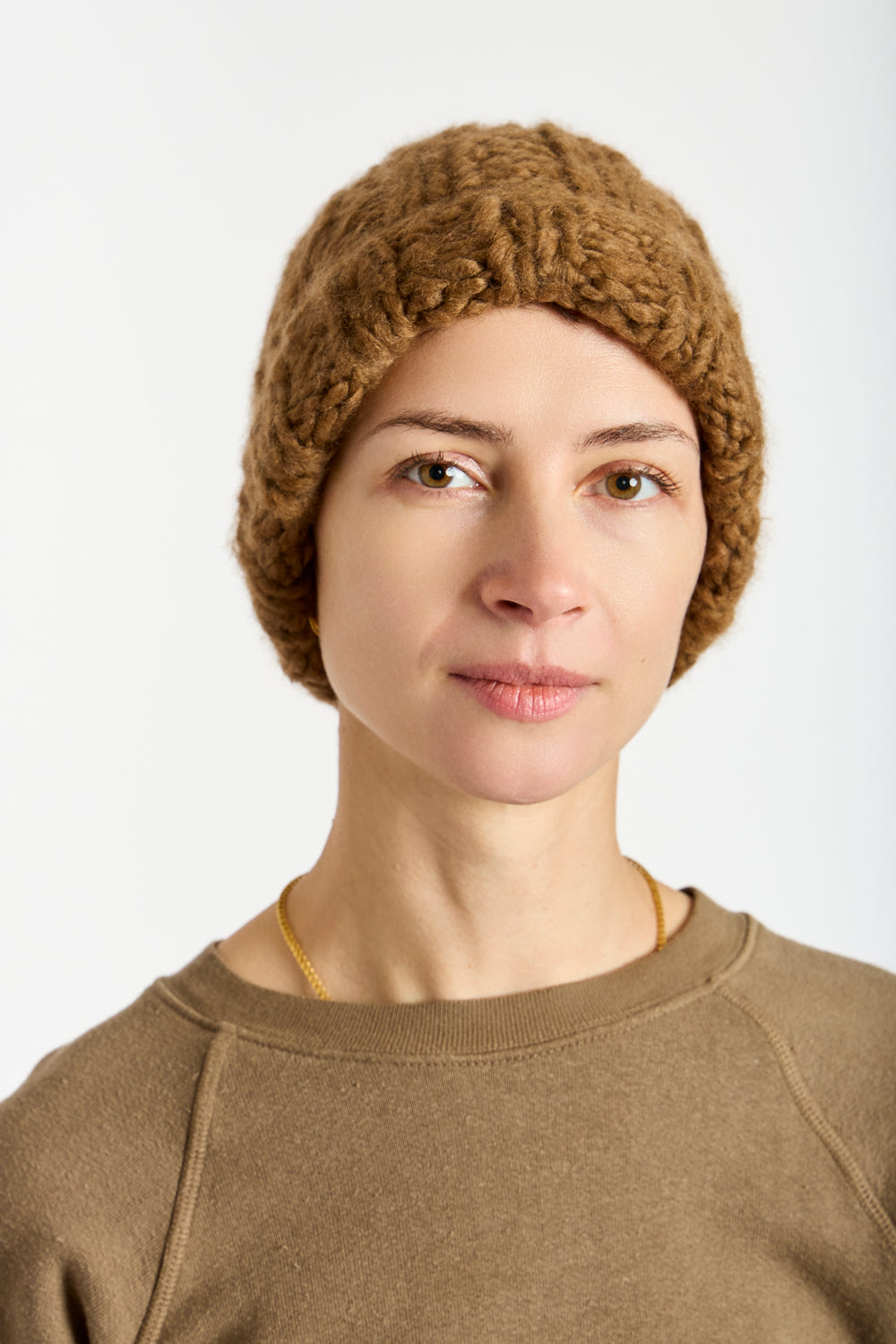 Cashmere Beanie in Mocha