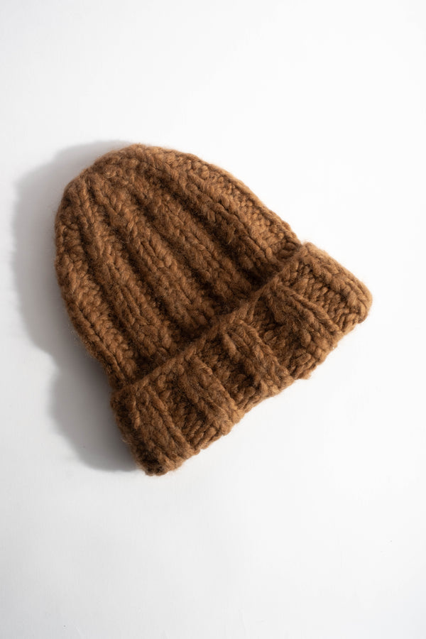 Cashmere Beanie in Mocha
