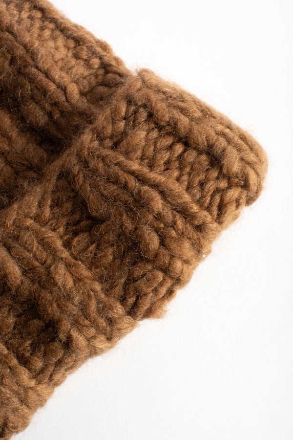 Cashmere Beanie in Mocha
