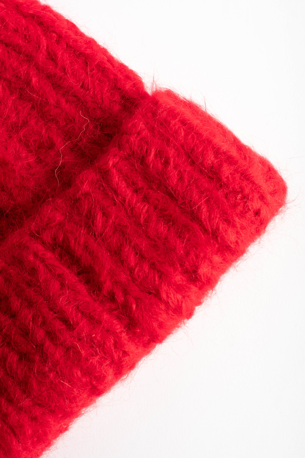 Suri Alpaca Beanie in Red