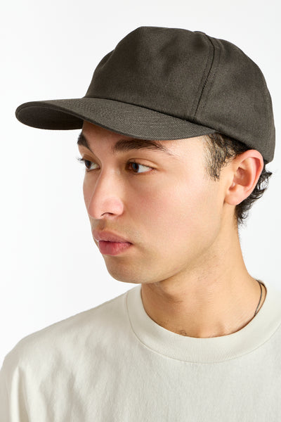 Cap in Tire Black Twill