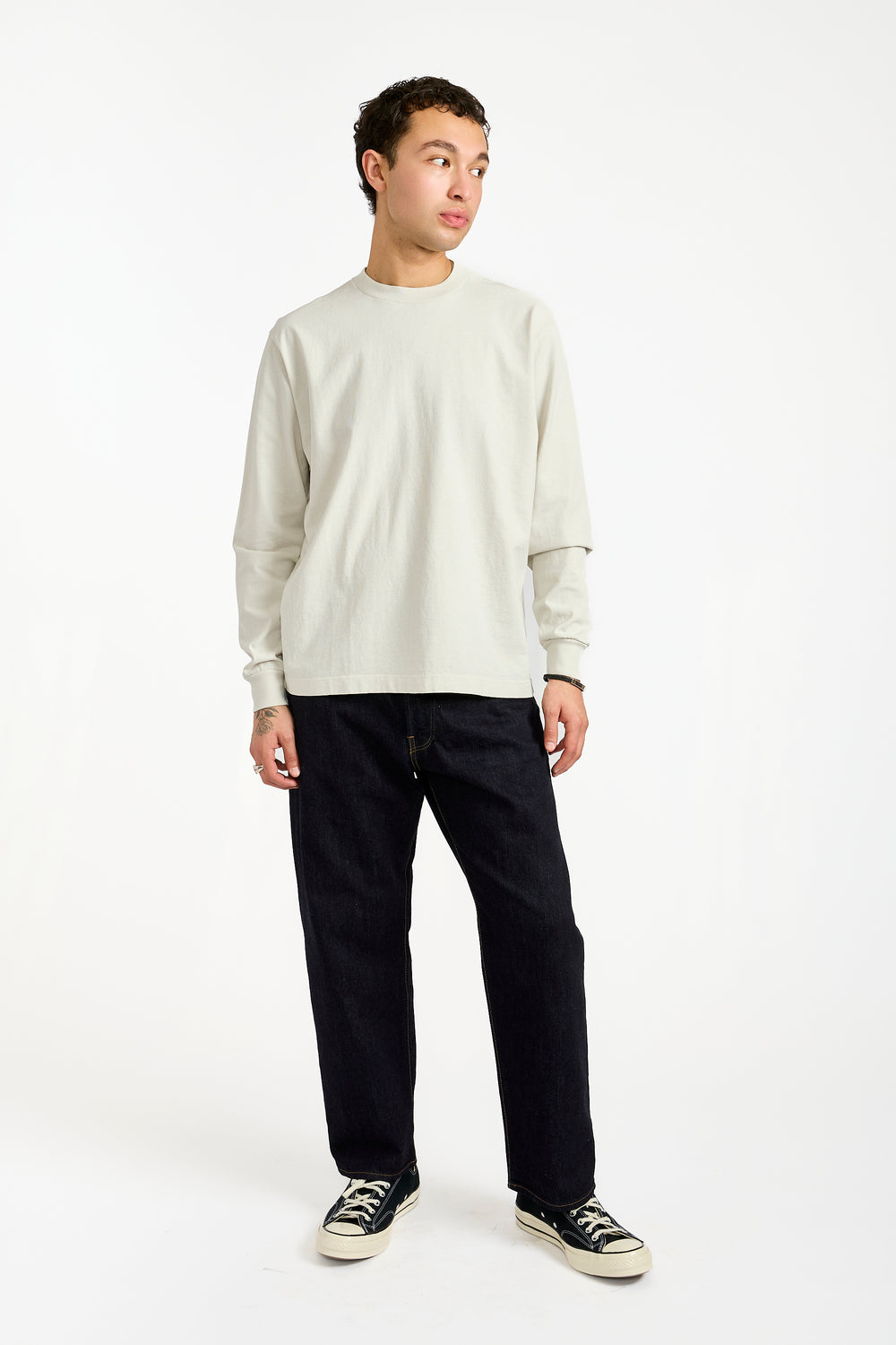 L/S Municipal T-Shirt in Off White