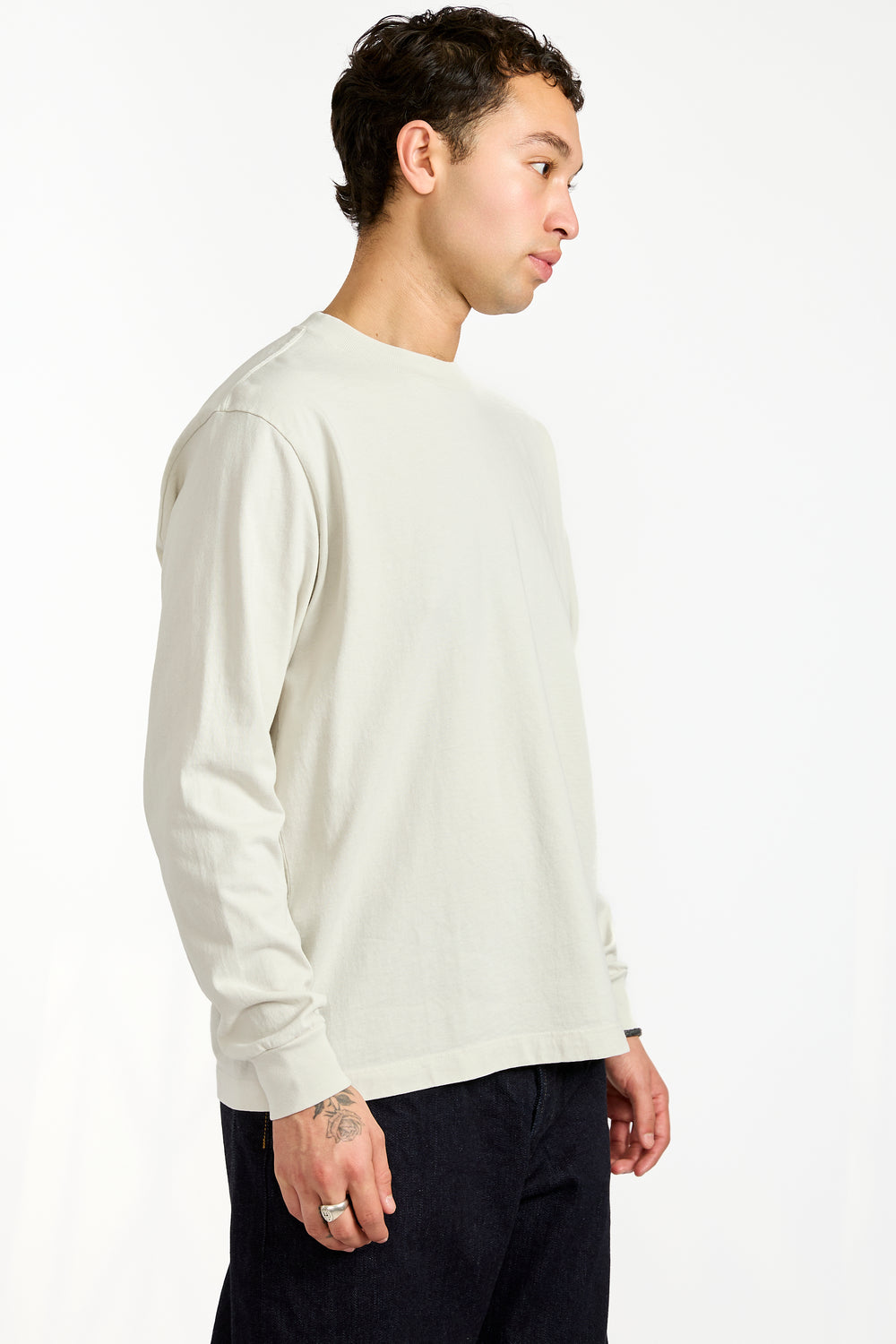 L/S Municipal T-Shirt in Off White