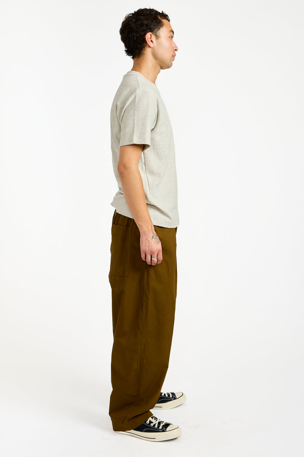 Nep T-Shirt in Grey Melange