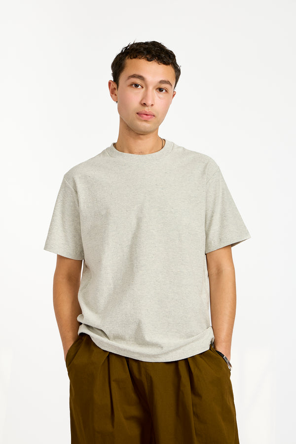 Nep T-Shirt in Grey Melange