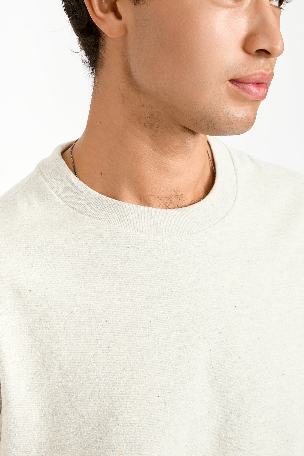 Nep T-Shirt in Grey Melange