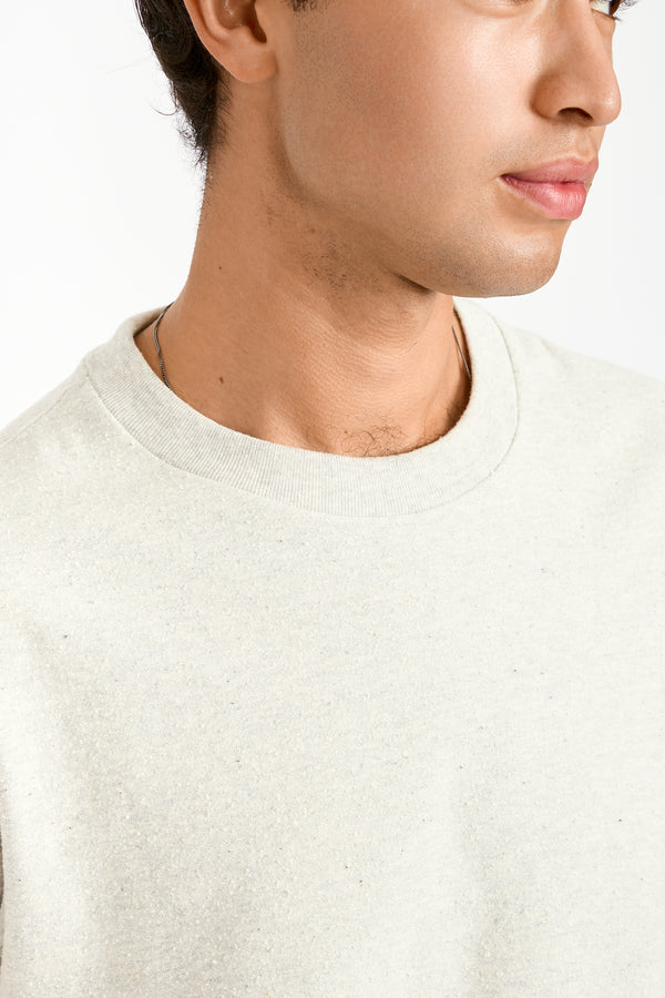 Nep T-Shirt in Grey Melange