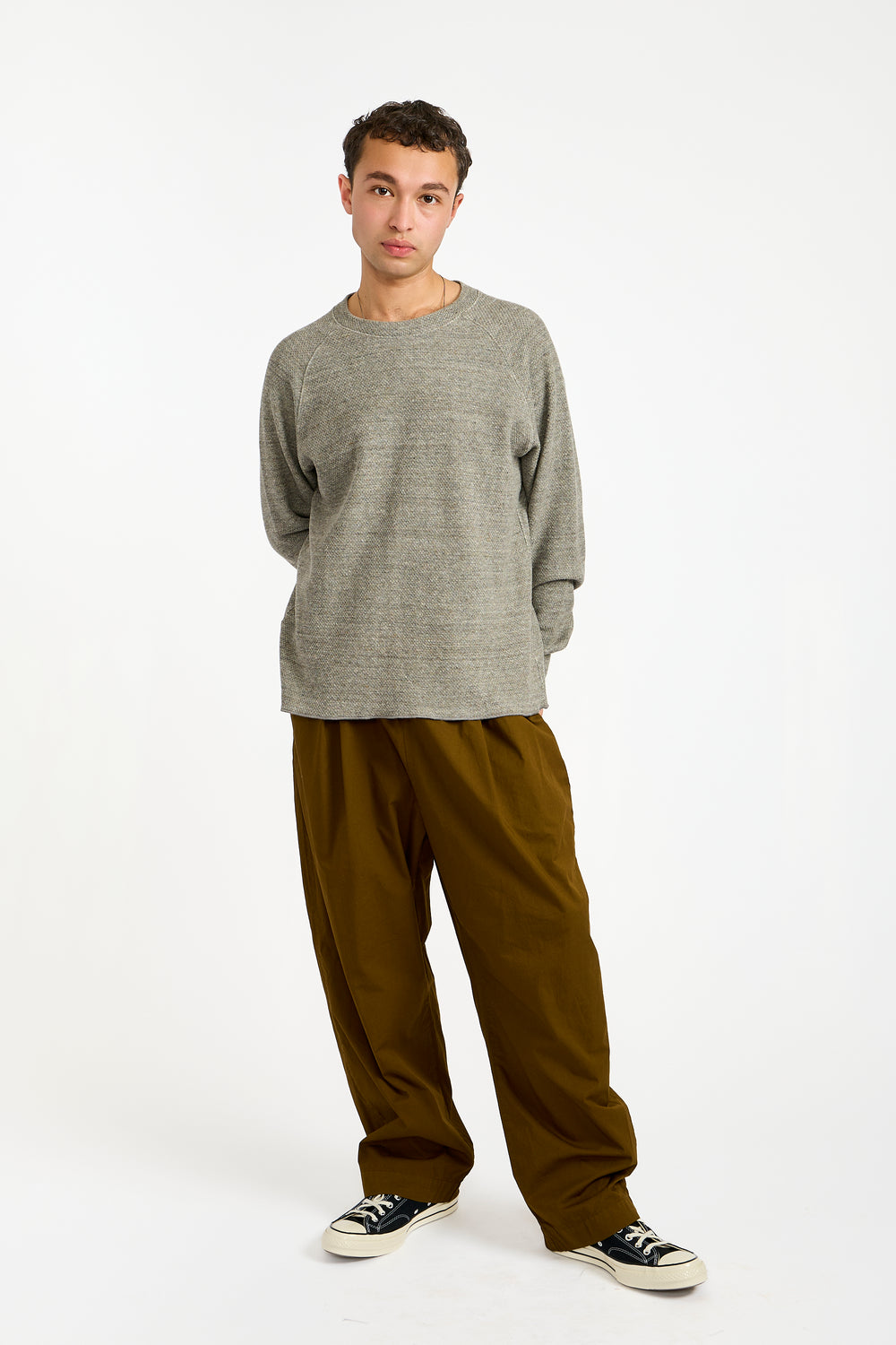 Raglan Thermal in Grey Melange