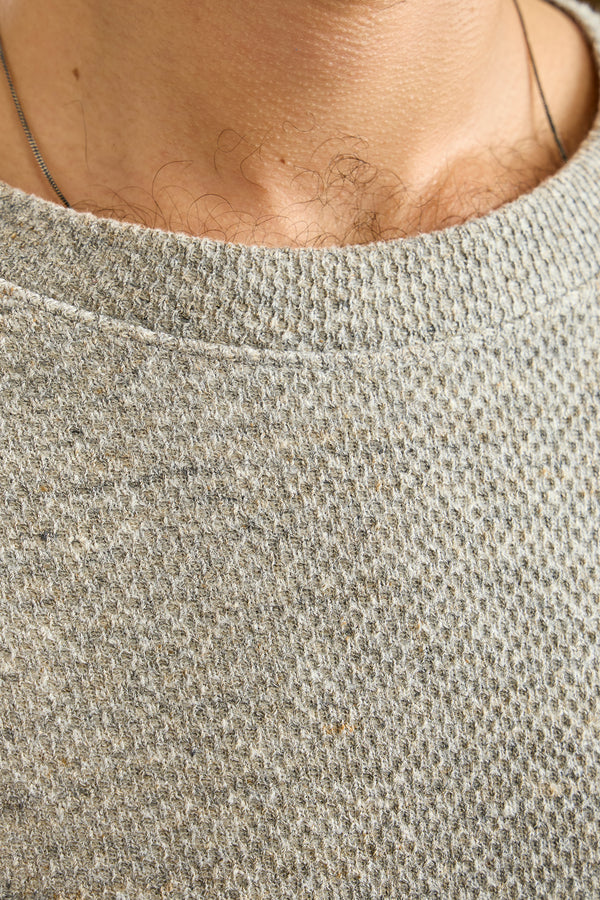 Raglan Thermal in Grey Melange