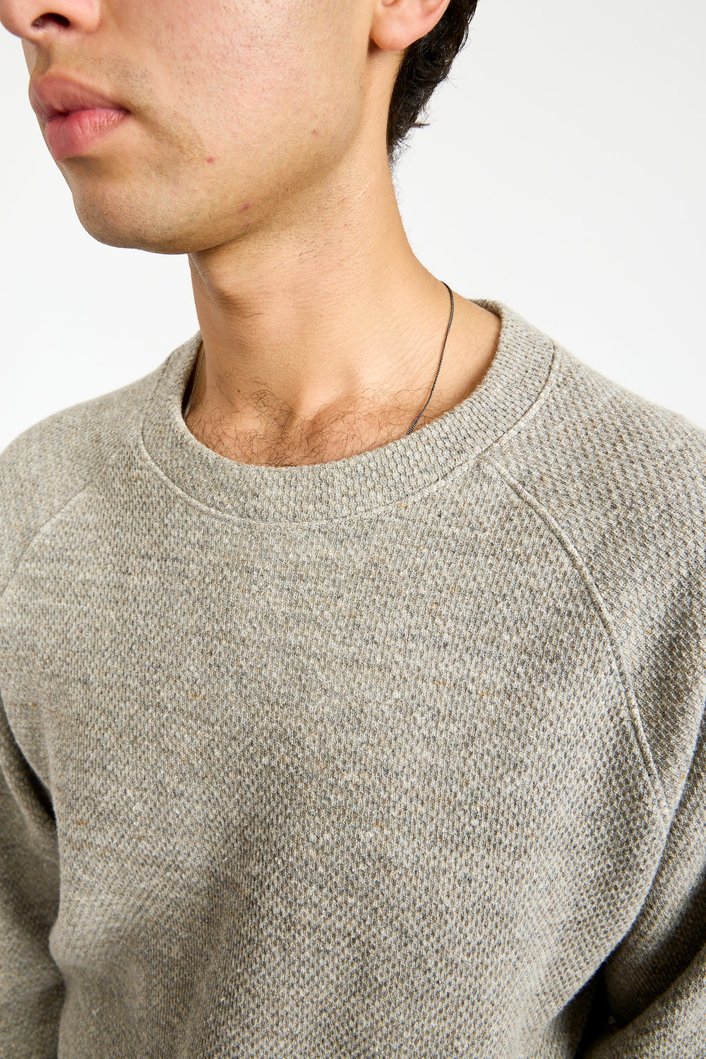 Raglan Thermal in Grey Melange