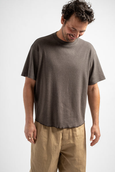 Sierra Stripe T-Shirt in White + Black