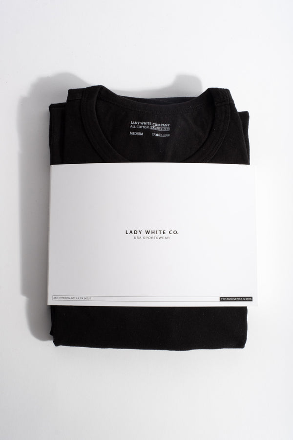 Tee 2-Pack in Black