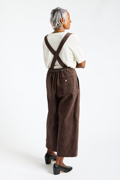 Canvas Jumper Pant in Washed Soil