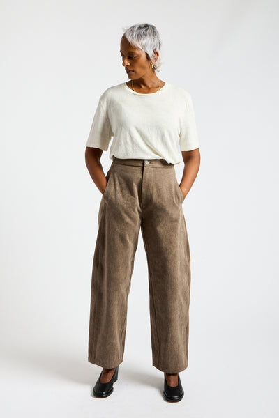 Canvas Pant in Washed Cinder