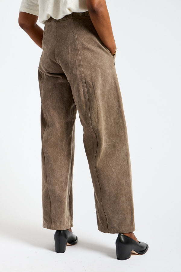 Canvas Pant in Washed Cinder