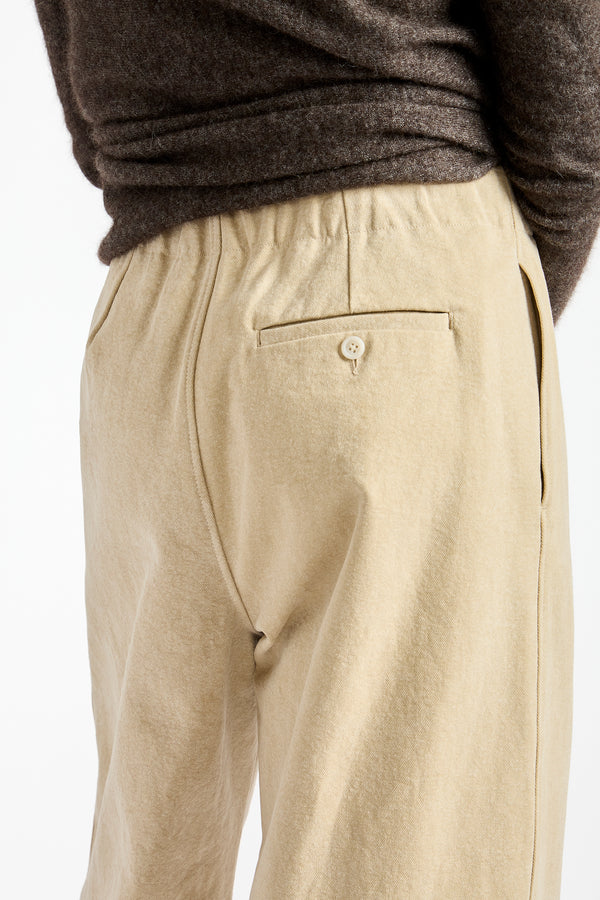 Canvas Trouser in Washed Antique