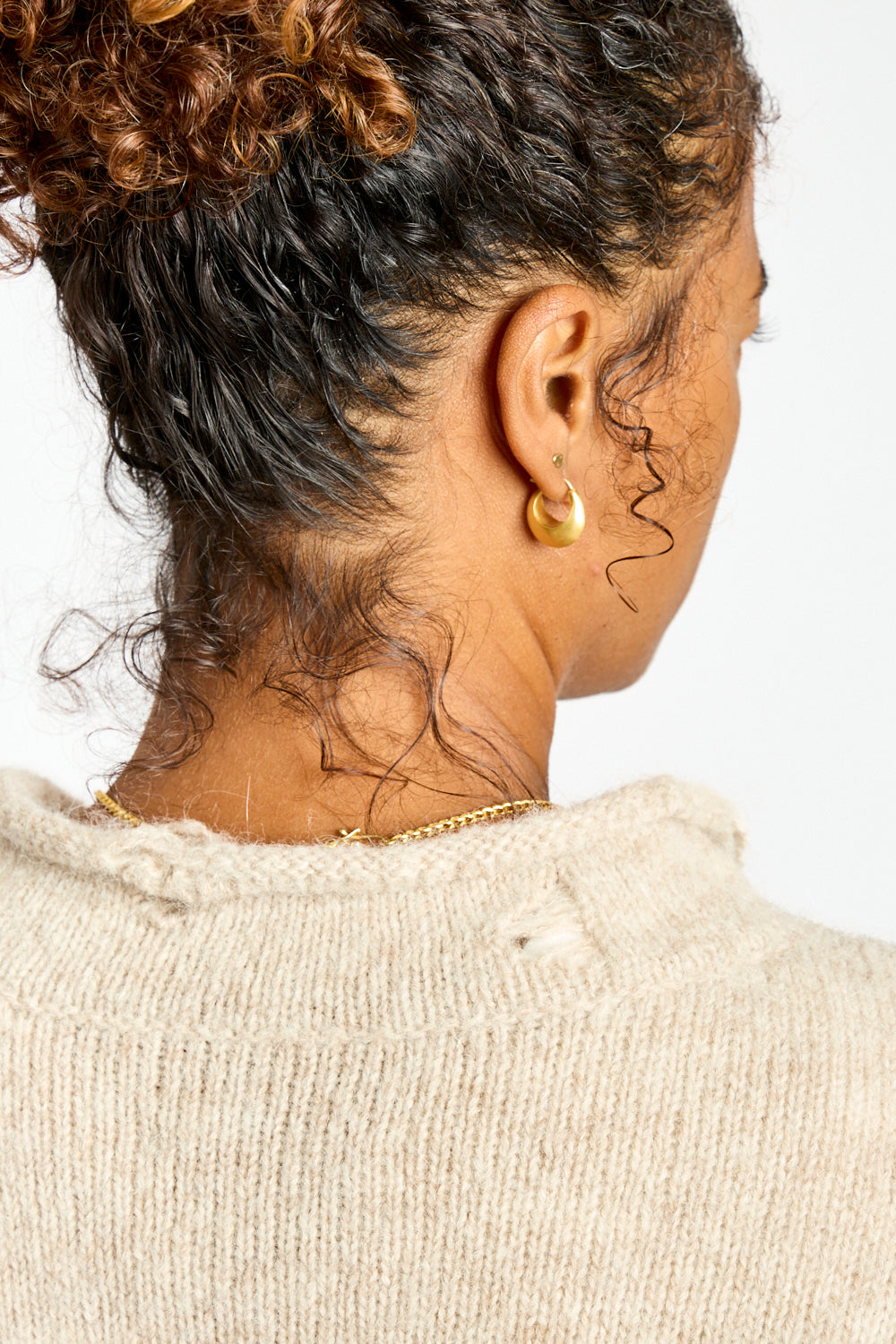 Distressed Rollneck in Aspen