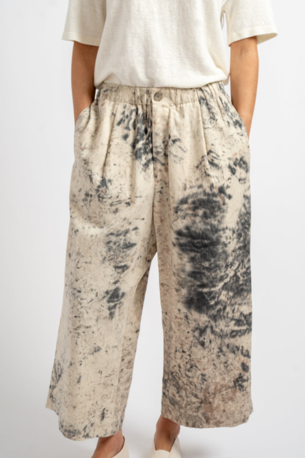 Handpaint Pants in Natural