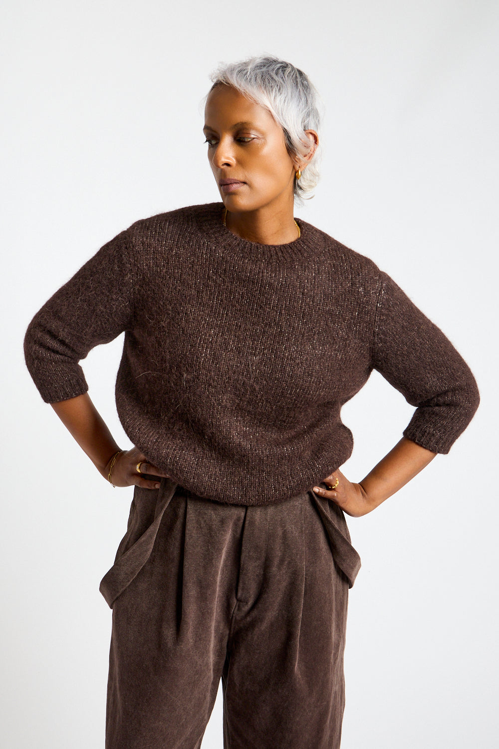 Loft Baby Crewneck in Soil