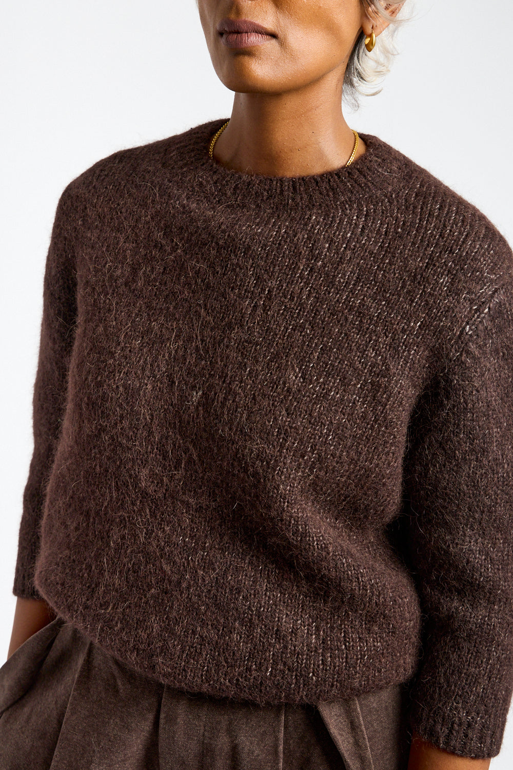 Loft Baby Crewneck in Soil