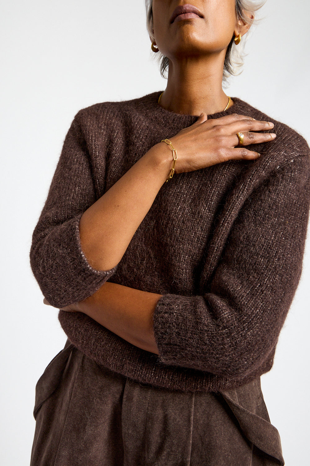 Loft Baby Crewneck in Soil