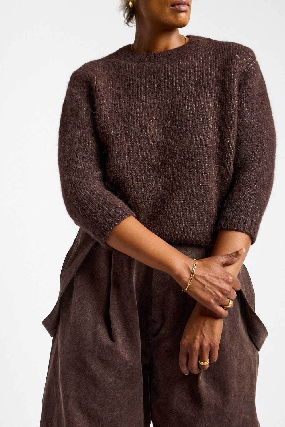 Loft Baby Crewneck in Soil