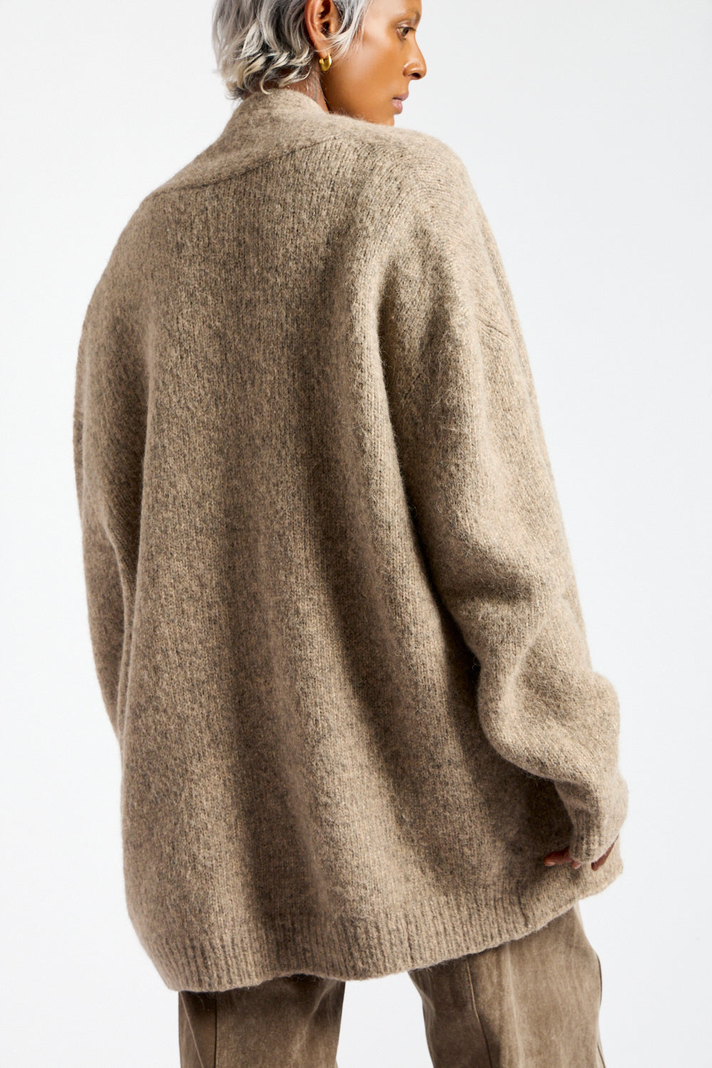 Loft Shawl Cardigan in Ash