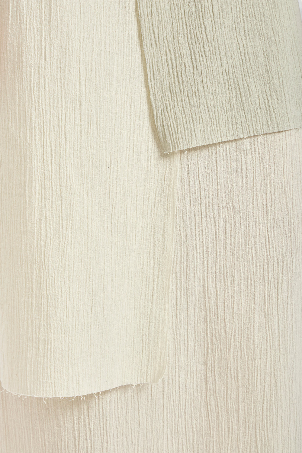 Raw Layer Skirt in Chalk