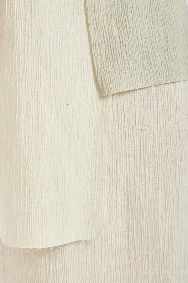 Raw Layer Skirt in Chalk