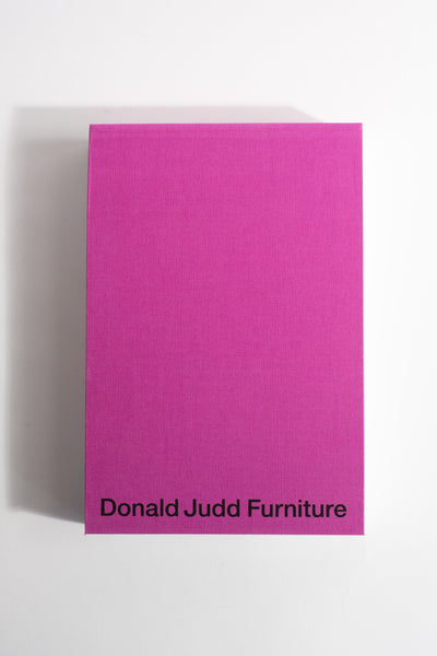 Donald Judd Furniture