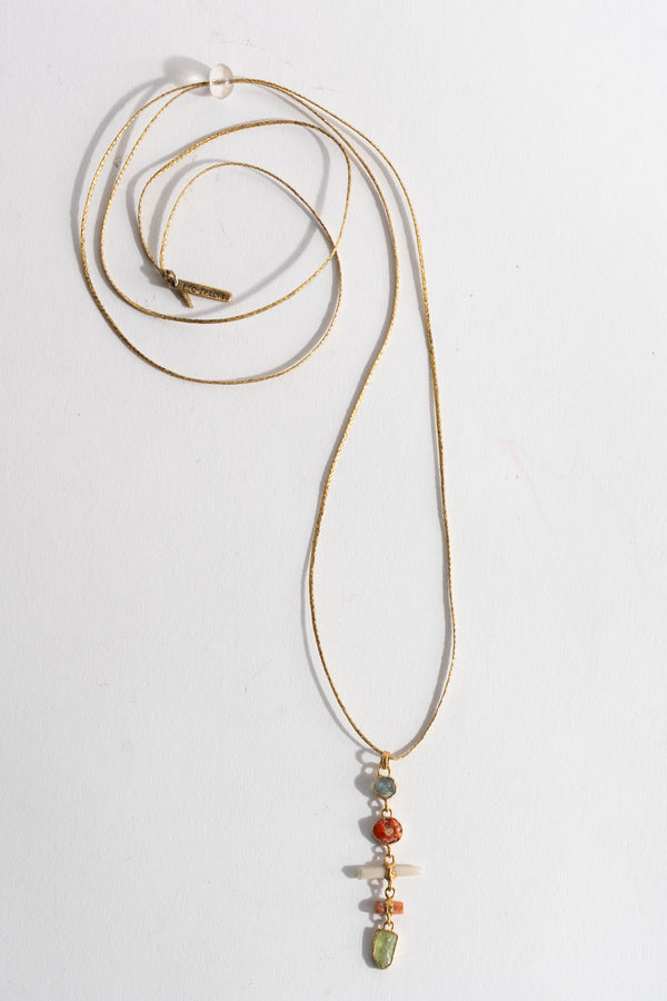 22K Pre-Colum 5-Drop Pendant