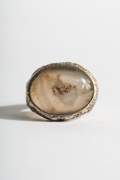Sterling Agate Ring