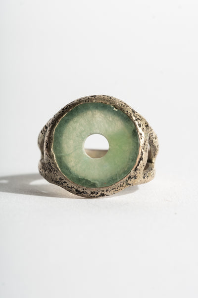 Sterling Jade Ring No. 3