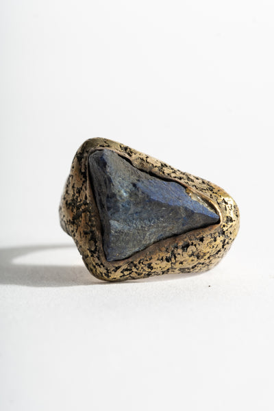 Sterling Lapis Ring No. 1